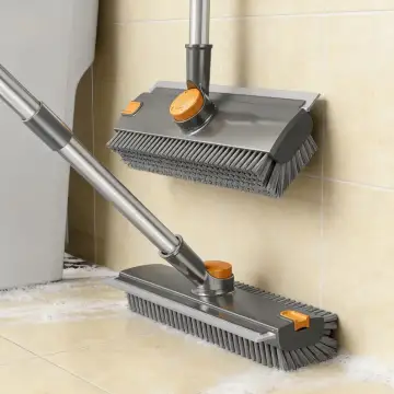 Floor Scrubbing Brush with Squeegee