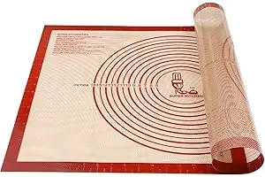 Non-slip Silicone Pastry Mat Extra Large Measurements 28''x 20'' Baking Mat