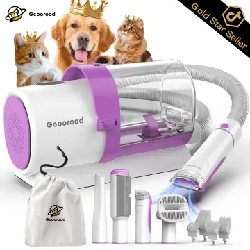 【Geoorood】 Geoorood Dog Grooming All-in-One Kit with Vacuum Brush 2.5L Large Pog