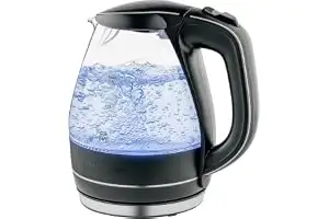 OVENTE 1.5L Glass Electric Kettle Water Boiler