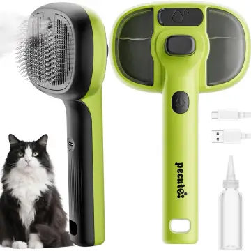 Pecute 3-in-1 Plastic Steamy Pet Grooming Brush