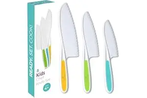Tovla Jr. Kid Safe Knife Set for Real Cooking